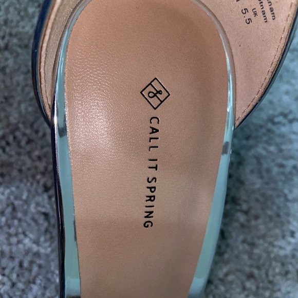 Call IT Spring Silver High Heels - Picture 3 of 4